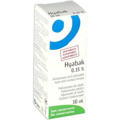 Hyabak Solución Humectante Para Ojos Y Lentes De Contacto 10 Ml