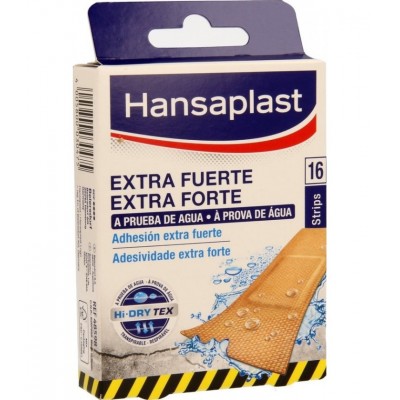 Hansaplast Extra Fuerte Strips 16 Apositos
